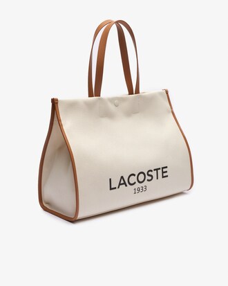 Borsa tote grande in canvas Heritage