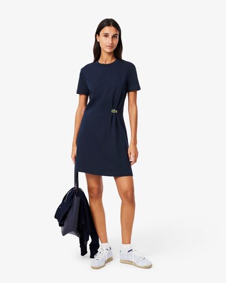Abito t-shirt drappeggiato