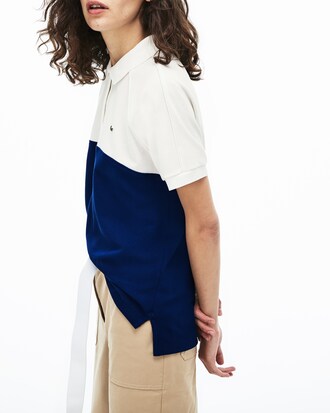 Polo classic fit Lacoste in petit piqu&eacute; di cotone color block