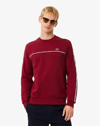 Felpa in tessuto felpato con bordo con logo