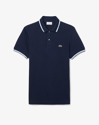 Polo L.12.12 regular fit con bordo in risalto