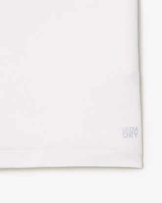 T-shirt da tennis oversize in cotone tecnico