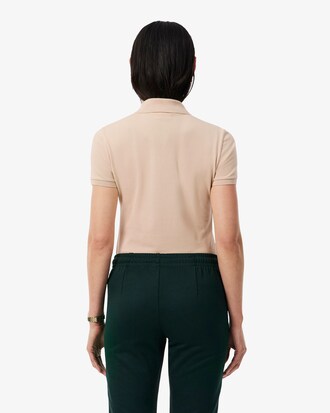 Polo da donna in piqu&eacute; di cotone stretch Lacoste slim fit
