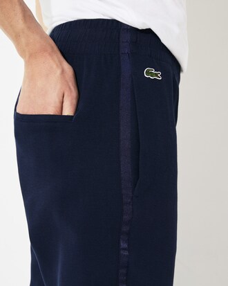 Pantaloni sportivi da tennis da donna in piqué con fascia laterale Lacoste SPORT