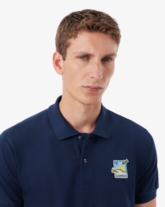 Polo con dettaglio stemma Lacoste x Club Med L.12.12