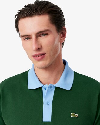 Polo L.12.12 classic fit con collo a contrasto