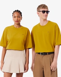 T-shirt loose fit in jersey di cotone pesante