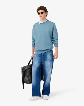 Felpa in tessuto felpato classic fit