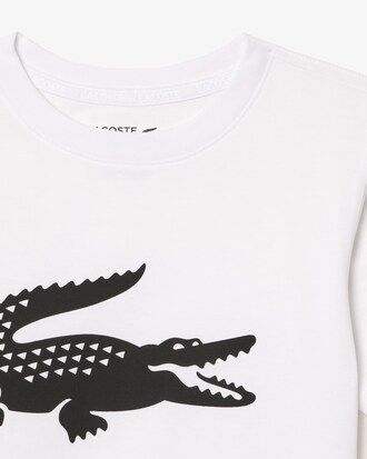 T-shirt da tennis oversize in cotone tecnico