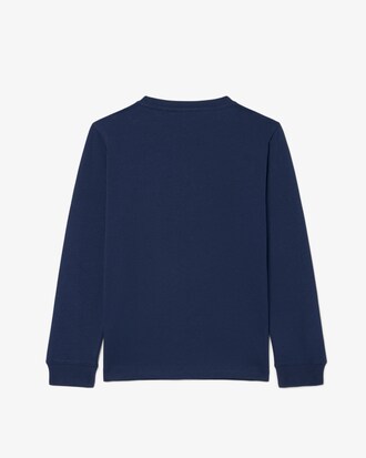 T-shirt a maniche lunghe in cotone