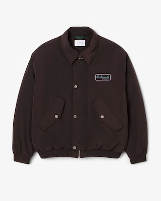 Giacca aviator con marchio impermeabile
