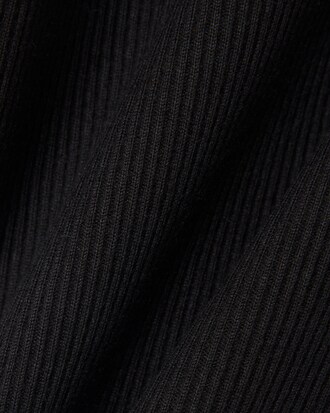 T-shirt slim fit a collo alto a maniche lunghe