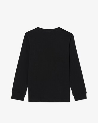 T-shirt a maniche lunghe in cotone