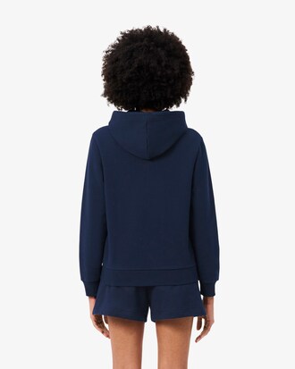 Felpa con cappuccio in pile con zip