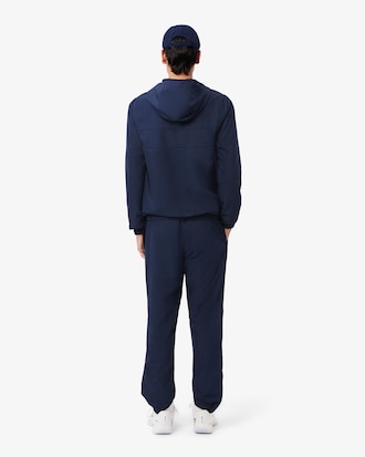 Pantaloni da tuta sportiva in taffet&agrave; a rombi