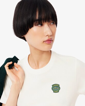 T-shirt con marchio in cotone