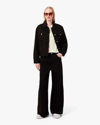 T-shirt in cotone con stemma Lacoste