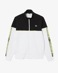 Felpa da tennis con zip color block
