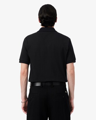 Polo classic fit in petit piqu&eacute; colorblock