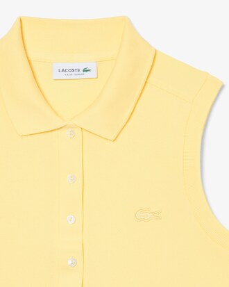 Polo slim fit senza maniche elasticizzata L.12.D