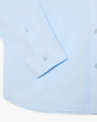 Camicia regular fit in popeline elasticizzato