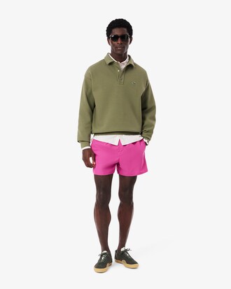 Felpa in piqu&eacute; loose fit