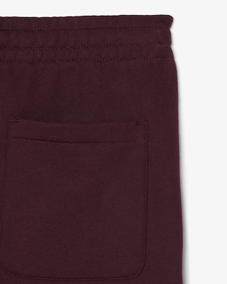 Pantaloni della tuta relaxed fit in tessuto felpato