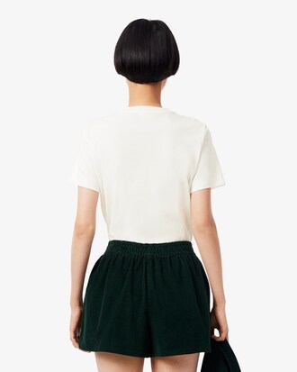 T-shirt con marchio in cotone