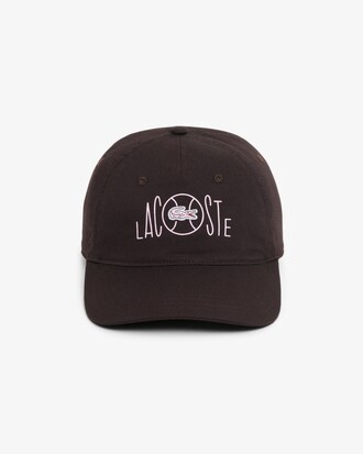 Cappellino in twill di cotone stampato