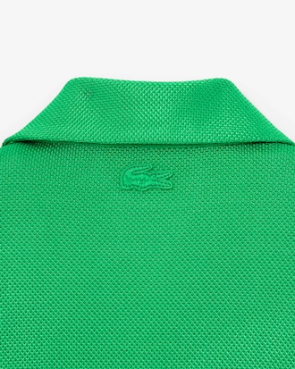 Polo slim fit in piqué di raso Runway