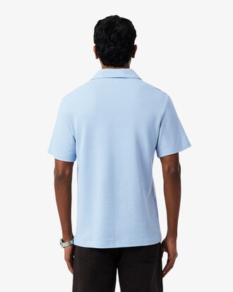 Polo classic fit in cotone-lino