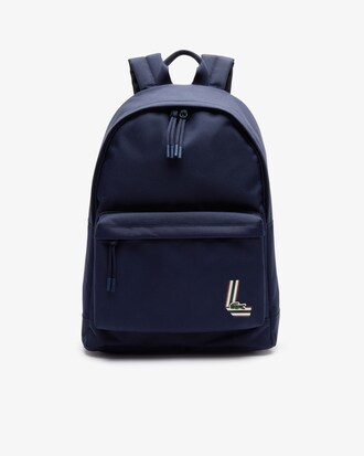 Zaino da uomo in canvas con logo tricolore Neocroc