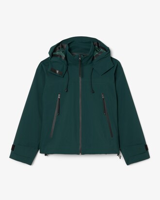 Parka impermeabile oversize con cappuccio