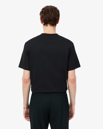 T-shirt in jersey spesso con stemma ricamato