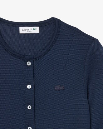 T-shirt slim fit lucida in Piqu&eacute;