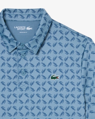 Polo da golf stampata regular fit