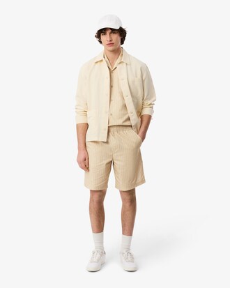 Camicia in twill stampata relaxed fit