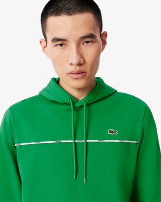 Felpa classic fit a righe con logo