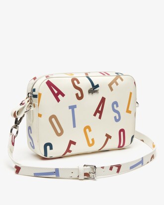 Borsa a tracolla da donna in canvas spalmato con stampa Daily Classic