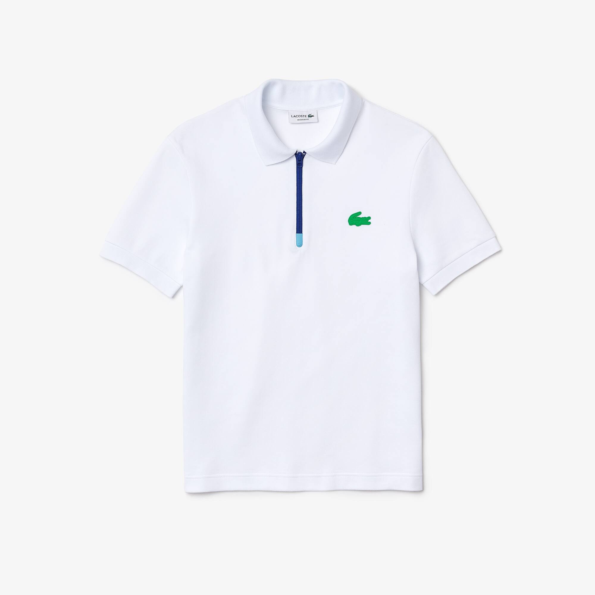 lacoste polo zip