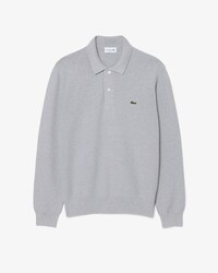 Polo a maniche lunghe regular fit in maglia
