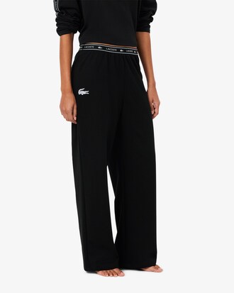 Pantaloni homewear in morbido tessuto felpato