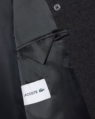 Cappotto lungo in misto lana
