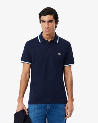 Polo L.12.12 regular fit con bordo in risalto