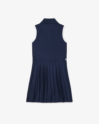 Vestito senza maniche in petit piqu&eacute;
