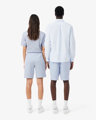 Shorts in tessuto felpato regular fit