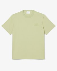 T-shirt in jersey con marchio goffrato
