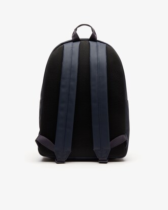 Zaino da uomo in canvas spalmato con logo L.12.12 Concept