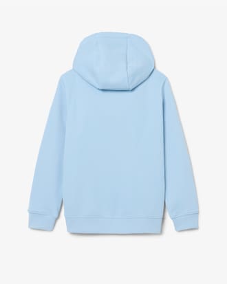 Felpa con zip unisex in tessuto felpato spazzolato