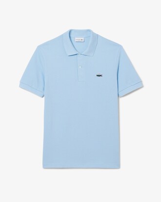 Polo in piqu&eacute; con coccodrillo con paesaggio classic fit
